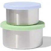 HEMA Snackboxen rvs groen - 2 stuks (groen)