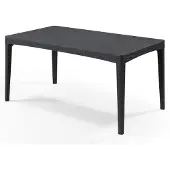 Allibert by KETER Girona tuintafel Girona (160x90 cm) Graphite