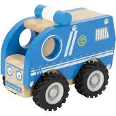 Small Foot - Houten Politieauto Blauw