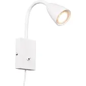 TRIO Flexibele leeslamp Wanda Wit