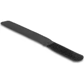 DeLOCK Hook-and-loop cable tie L 180 x W 20 mm black 10 pieces