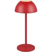 Reality RICARDO - Tafellamp - Rood - incl. 1x SMD 1,7 W - 4-stappen TOUCH - USB-aansluiting - Verlichting omhoog en omlaag - Accuvoeding - Buitenverlichting - IP54