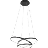 TRIO 349110132 Hanglamp Darvin Metaal Mat Zwart - incl. 1x SMD, 34W · 1x 4500lm, 2300+3000+4000K