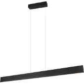 TRIO Led Kantoor Hanglamp Galway 150cm Zwart