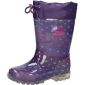 Lico Regenlaarzen 'Power Blinky' lila