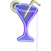 TRIO Neon Wandlamp Cocktail | Blauw | 5W | Lighting