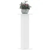 vidaXL Plantenstandaards 2 st 30x30x95 cm bewerkt hout wit