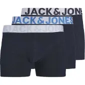 Jack & Jones Boxershorts 'JACCONOR' navy / lichtblauw
