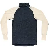 Devold of Norway - Thermokleding - Expedition Merino Silk Zip M Ink/Offwhite voor Unisex van Wol - Maat M - Wit