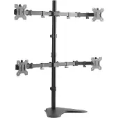 Logilink BP0046 flat panel bureau steun 81,3 cm (32'') Doorvoer Roestvrijstaal