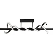 Brilliant Zwarte design plafondlamp Amalie S