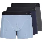 Jack & jones Boxershorts 'JWHPhilip' navy / duifblauw / grijs