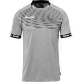 Kempa Wave 26 Short Sleeve T-shirt Grijs 128 cm Kinderen