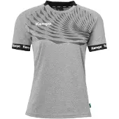 Kempa Wave 26 Short Sleeve T-shirt Grijs XL Vrouw