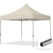 TOOLPORT 3x3 m Easy up partytent, ECONOMY alu 32mm, crème