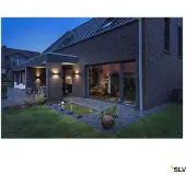 SLV Grote led muurlamp Sitra L Wit