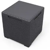 Keter Vigo Opbergtafel - 37x37x37 cm - Antraciet