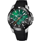 Festina Chronograaf Chrono Bike Horloge, quartzhorloge, herenhorloge, stopwatchfunctie, stalen armband
