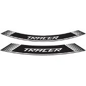 Puig 9293B Randstrips, speciale uitvoering, geschikt voor YAMAHA MT-09 TRACER, wit