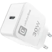 Cellularline USB-C Snellader 30W Power Delivery Wit