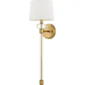 QUOIZEL LED Wandlamp Barbour | 1X E14 Max 40W | Weathered Brass