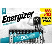 Energizer Max Plus AAA-batterijen (10 stuks) - Alkalinebatterij, 1,5V