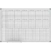MAUL MAULstandard Jaarplanner 60 x 90 cm - wit - metaal - 1 stuk -