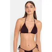LASCANA Bikinitop 'Nele' aubergine