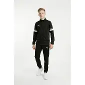 Puma Trainingspak 'TeamRise' donkergrijs / zwart / wit