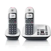Motorola Big Keys Cordless Phone Zwart, Wit