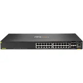 HP Aruba 6200F 24G Class4 PoE 4SFP+ 370W Managed L3 Gigabit Ethernet (10/100/1000) Power over Ethernet (PoE) 1U