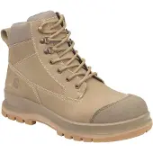 Carhartt Werkschoenen Detroit Khaky met rits S3 SRC HRO 45 / Bruin