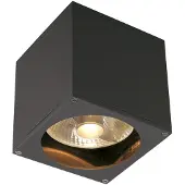 SLV BIG THEO WALL OUT wandlamp, vierkant, antraciet, ES111, max. 75W