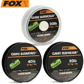 FOX Edges Submerge Camouflage Lead Free Woven Leader - 40lb - 10m