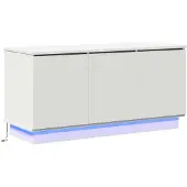vidaXL TV Kast 100 x 38 x 49 cm Wit Bewerkt hout