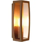 SLV Prachtige Buitenlamp Meridian Box 2 Roestbruin
