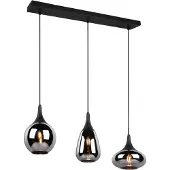 TRIO LUMINA hanglamp mat zwart - 3x E14 - max. 40W