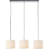 Brilliant Creme Hanglamp Teddy 3 Lichts