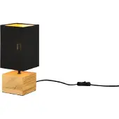 TRIO Zwart schemerlampje Woody