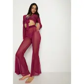 LASCANA Jumpsuit wijnrood