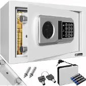Deuba Kluis Zilver Staal 20x31x20cm Elektronisch slot