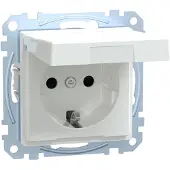 Merten stopcontact systeem M, wit, type MEG2314-0325, 1 stuk.