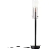 Brilliant Tafel lamp, 44 cm, glas, zwart, IP20, fitting E14, 25 Watt, geschikt voor kaarslamp