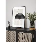 TRIO NOLA Tafellamp - Zwart mat