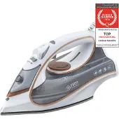 TZS First Austria Stoomstrijkijzer - 3200W - Keramische Zoolplaat - Wit