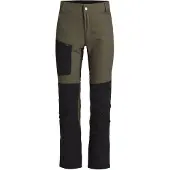 Lundhags Fulu Stretch Hybrid Pant JR, wandelbroeken, groen/zwart