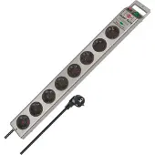 Brennenstuhl Stekkerdoos Super-solid 8-voudig Zilver 2,5 Meter