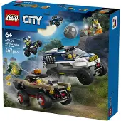LEGO Stad De achtervolging van de terreinwagen van de politie