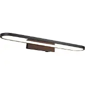TRIO LED wandlamp Bad GIANNI, zwart, 60 cm