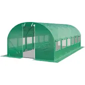 TOOLPORT Tunnelkas 3x6 m, PE-folie, groen